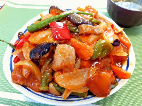 野菜たっぷり!ご飯がすすむ!絶品酢豚